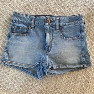 American Eagle Hi-Rise Super Stretch Shorts